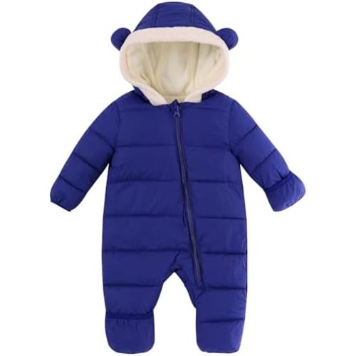 BFUSTYLE Baby Snowsuit 0-24 Months Winter Clothes Infant Boy Girl Puffer Jacket Newborn One Piece Coat with Hooded