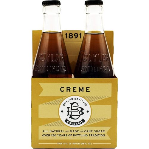 Boylan Bottling Natural Creme Soda, 12 Fluid Ounce - 24 per case.