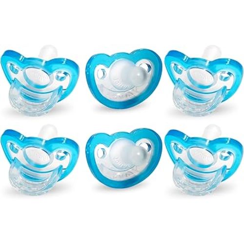 RAZBABY JollyPop Baby Pacifier Newborn, 3m+ (Blue, 6)