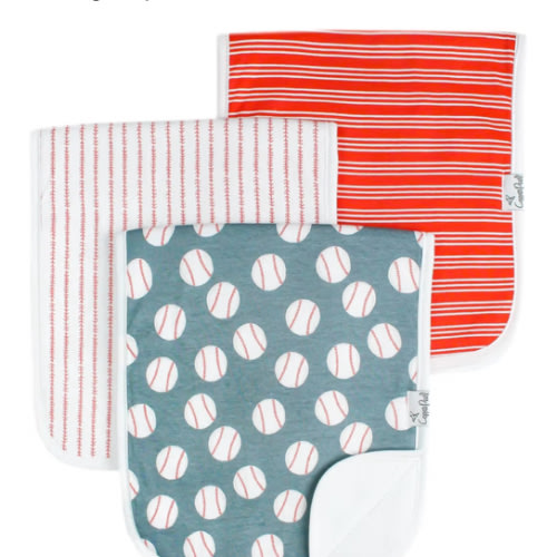 Premium Burp Cloths - Slugger – Copper Pearl