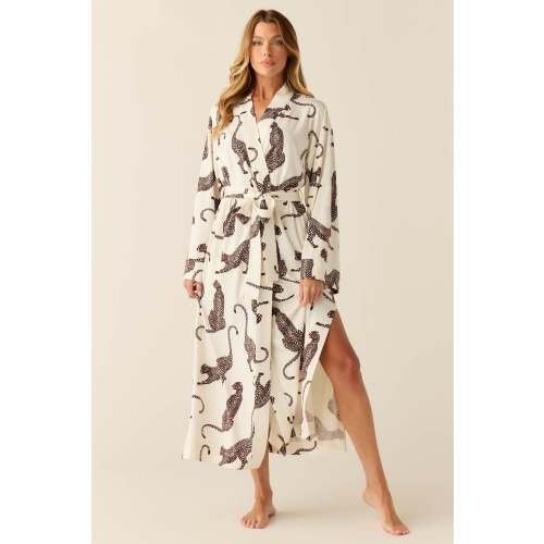 Kaia Cloud Jersey Kimono Robe in Vinyasa