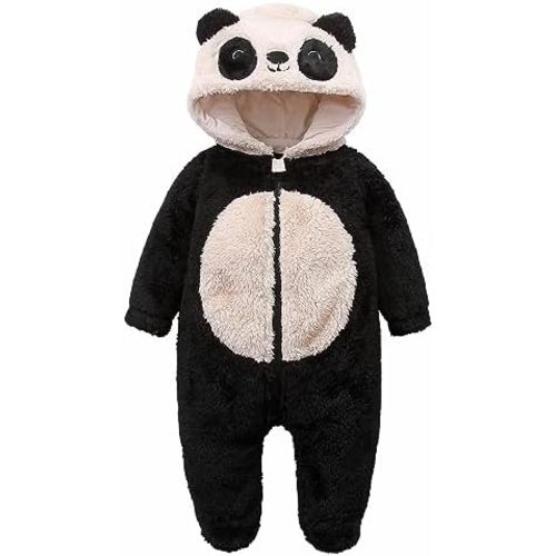 Newborn Furry Onesie Baby Fuzzy Suit Costume Outfits Adorable Cartoon Hoodies Unisex
