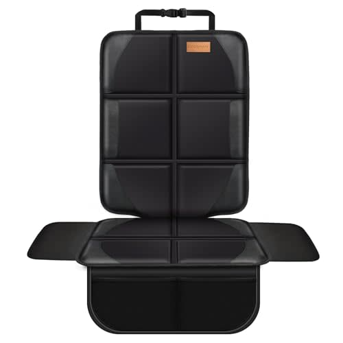 Bacgnyer Car Seat Protector, 1 Pack of Seat Protectors, Thickest Padded 600D Fabric Padding, Waterproof, Durable, Anti Slip Backing, Child Seat Protection, Suitable for Babies, Toddlers, Children