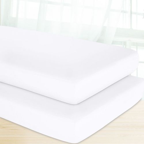 100% Organic Cotton Crib Sheets Pack Of 2