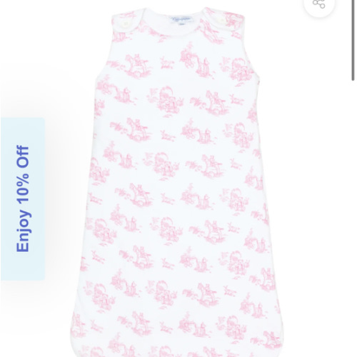 Pink Toile Winter Sack