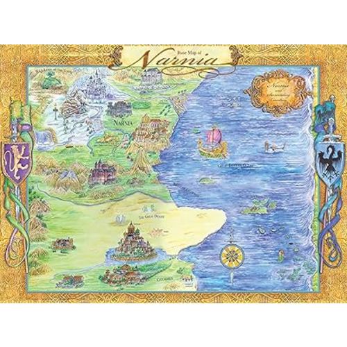 Map of Narnia Wall Chart (Charts)