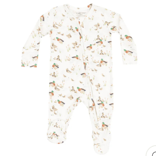 2 Way Zipper Footie - Duckling Families – Angel Dear
