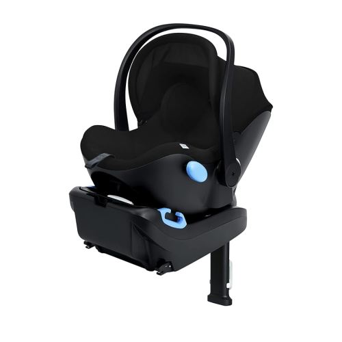 Clek Liing Infant Car Seat with Adjustable Load Leg, Compact, Lightweight Design, 7 Recline Positions, and Easy-to-Use Rigid Latch (Pitch Black)