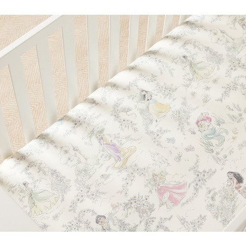 Heritage Disney Princess Organic Cotton Crib Fitted Sheet