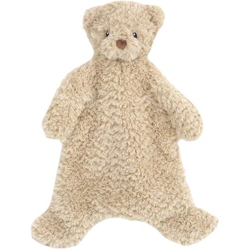 MON AMI Marshmallow Bear Plush Lovey for Babies – 15-Inch | Baby Snuggle Toy | Perfect Newborn Essential for Birthdays & Baby Showers