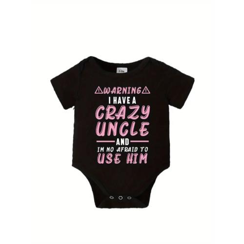 I Have One Crazy Uncle One-Piece Bodysuit Baby Gift Gift Niece - TikTok Shop