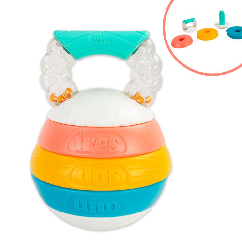 Bebe Fuerte Stack & Count Kettlebell Activity Toy – Baby Toy for Infant 6 Months+