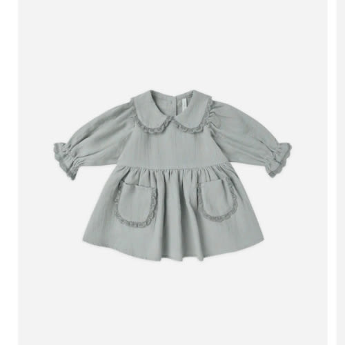 Marisol Dress || Steel Blue – Quincy Mae