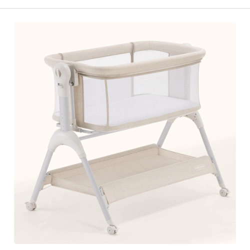 HARPPA Cuddly Sway | 3-in-1 Rocking Baby Bassinet & Bedside Sleeper with Anti-Reflux Mattress for Newborns | Attaches to Bed, Adjustable Height, Tool-Free Setup, Portable Wheels, CPSC Certified, Gentle Rocking Motion | Ideal for Infants, Safe Co-Sleeping