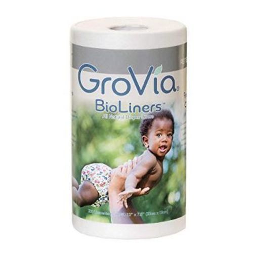 Diaper Liners – GroVia BioLiners – All Natural and Unscented for Natural Parenting – Breathable – Chlorine-Free – 200 Count