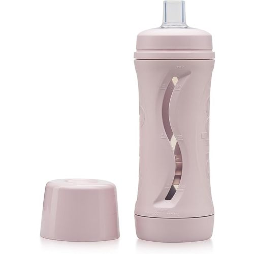 Subo Baby Food Bottle | No Mess Baby Toddler Self Feeder | Squeeze Free Design for Purees, Smoothies, Yogurt, Oatmeal, or Thickened Liquids | Reusable Silicone Washable Cup (Musk)