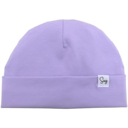 Jersey Beanie Hat for Newborn Baby Boys Girls Silky Satin Lined Hats Bonnet Toddler Infant Little Kids Beanies Caps
