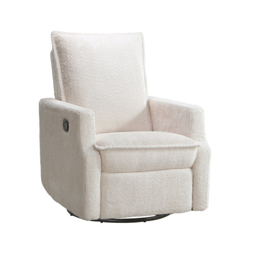 Nature's Plush Arlen Upholstered Swivel Glider Recliner | Wayfair