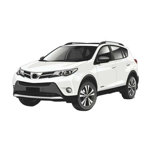 Port Windows (1 pair) - Toyota RAV4 4th Gen Car Window Sun Shades (XA40; 2013-2018)