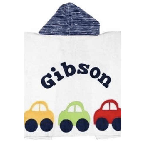 Personalized Cars Hooded Towel | Twinkle Twinkle Little One