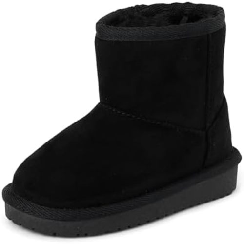 The Children's Place Baby Girls' Classic Ankle Boot, Faux Fur Lined