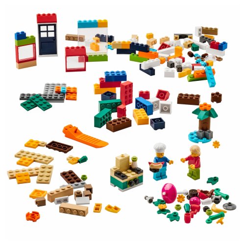 BYGGLEK 201-piece LEGO® brick set - mixed colors