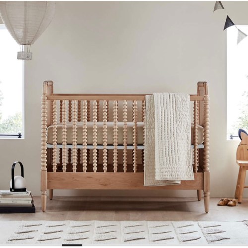Jenny Lind Heirloom Maple Wood Convertible Baby Crib
