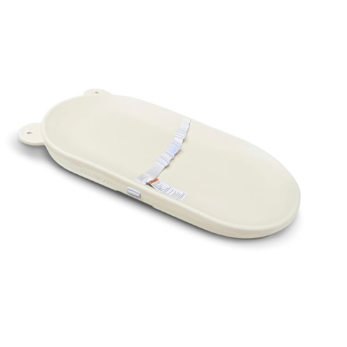 Baby Changing Pad, EVA Waterproof Non-Slip Changing Table Pad with Adjustable Strap for Dresser Changing Table Nursery, Portable Diaper Changing Pad, Oat