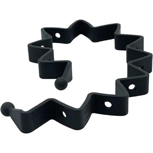 Busy Baby Toy Bungee - Dishwasher Safe Toy Strap - 100% Food-Grade Silicone (Black)
