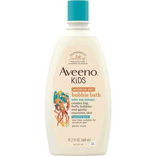 Aveeno Kids Bubble Bath, Sensitive Skin, 19.2 fl. oz