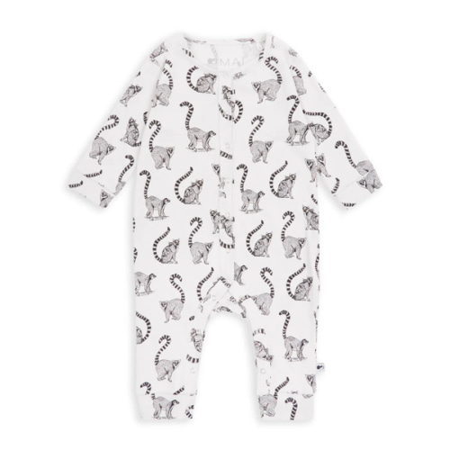 Organic Cotton Romper Ring-tailed lemur