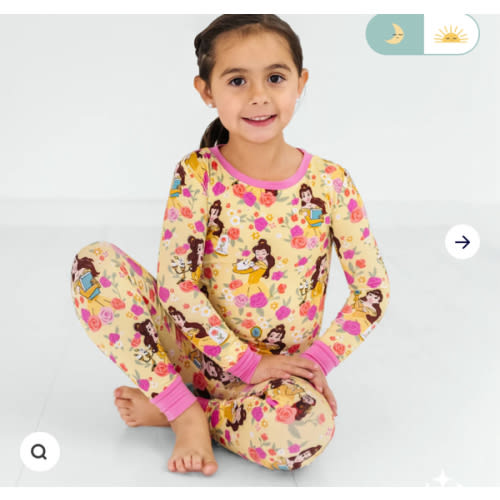 Disney Princess Belle Two-Piece Pajama Set – Little Sleepies