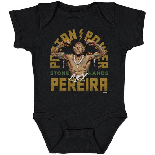 Infant 500 Level Black Alex Pereira Poatan Power Bodysuit