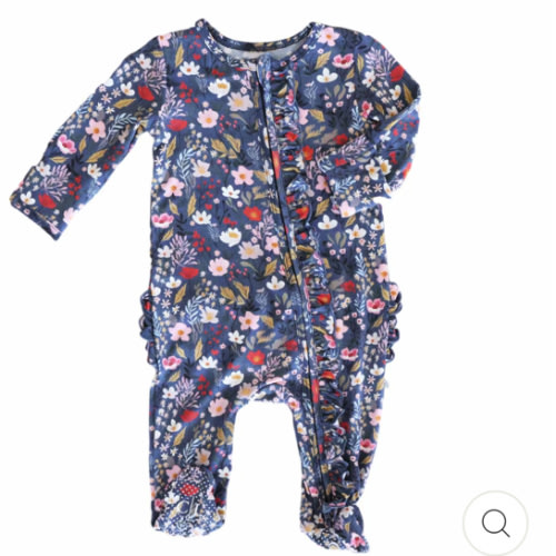 Girl Ruffle Zipper Footies - Best Sellers
