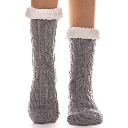 EBMORE Women Slipper Fuzzy Socks Fluffy Cozy Cabin Warm Winter Soft Thick Comfy Fleece Non Slip Home Socks