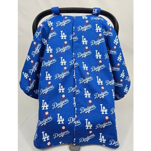 Dodgers Car Seat Cover For Baby Boy Canopy Baby Shower Gift Baseball Los Angeles Dodgers