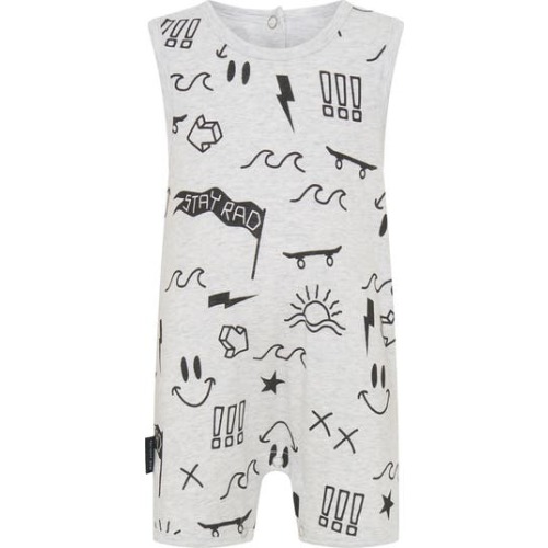 Stay Rad Tank Romper