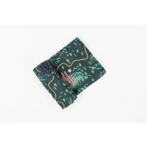Wizard of Oz BABY Blanket, Emerald City Swaddle, Newborn BAMBOO Swaddle Blanket, Wizard of Oz Map Baby Blanket, Bamboo Swaddle
