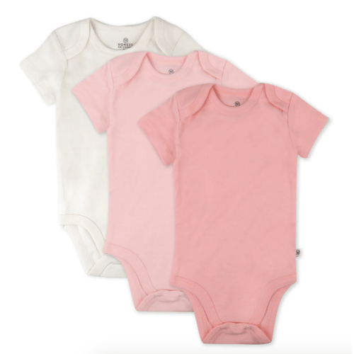 3-Pack Organic Cotton Short Sleeve Bodysuits | Honest Baby Clothing