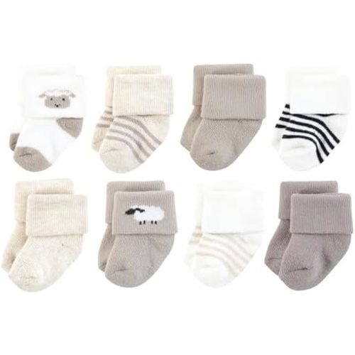 Hudson Baby Unisex Baby Cotton Rich Newborn and Terry Socks