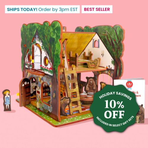 Goldilocks and the Three Bears Storybook Playset