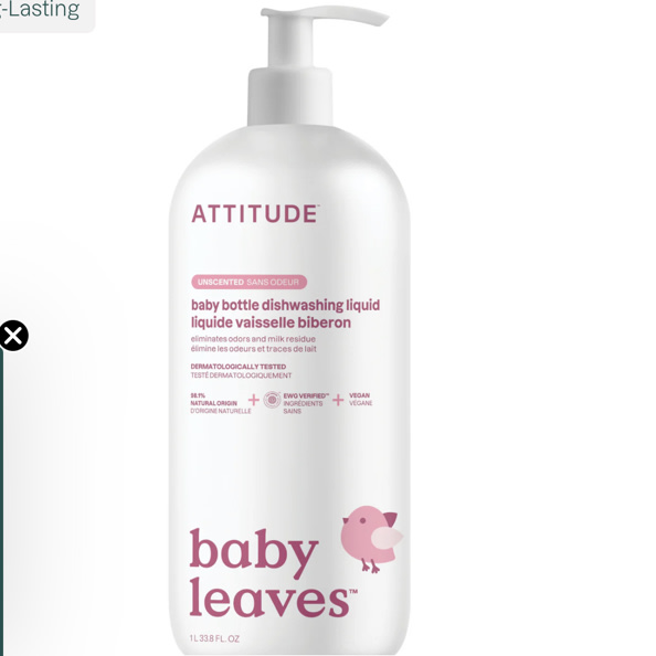 Baby Dish Soap for Baby Bottle I unscented