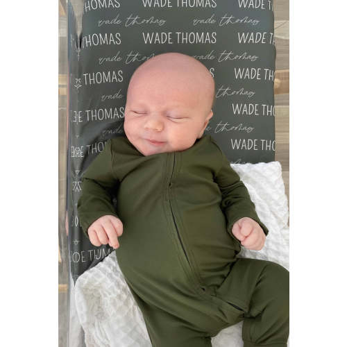 Personalized Baby Name Swaddle Blanket