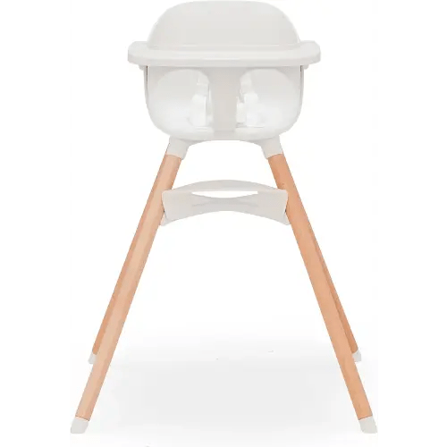 Lalo The Chair Convertible 3-in-1 High Chair for Babies & Toddlers, Dishwasher Safe Tray, Adjustable Footrest, Coconut
