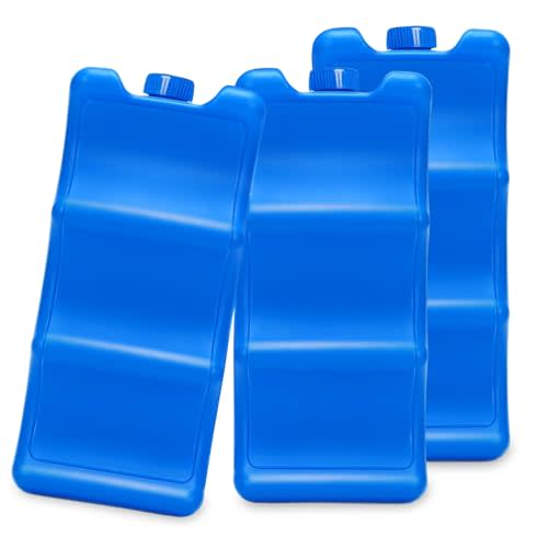 Ysanciuu 3 Pack Breastmilk Ice Pack,Bottle Ice Packs for Breastmilk Storage,Contoured Ice Packs for Breast Milk,Baby Bottles,Meal,Keeps Breast Milk Fresh
