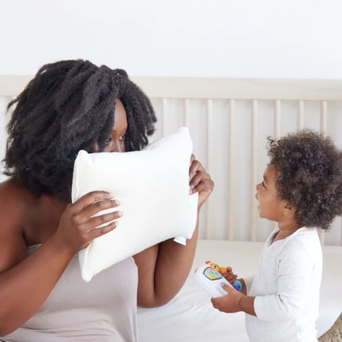 Organic Toddler Pillow | Avocado Green Mattress