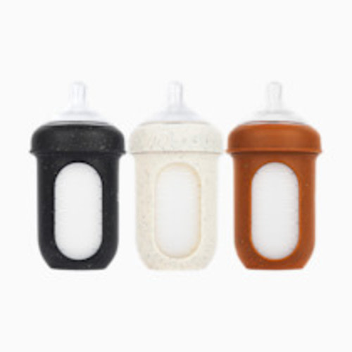 Boon NURSH Silicone Pouch Bottles - Speckle, 8 Oz