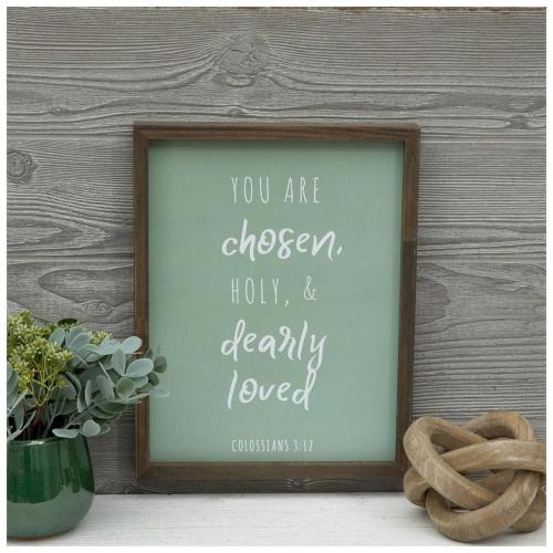 Colossians 3:12 Wood Wall Decor