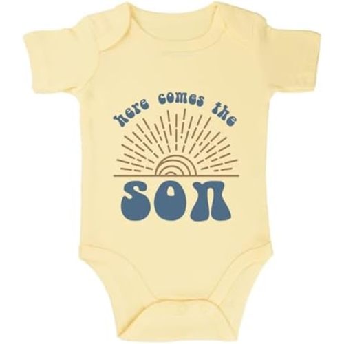 Pregnancy Announcement Baby Bodysuit Here Comes The Son Baby Bodysuit Here Comes The Sun Baby Bodysuit Newborn