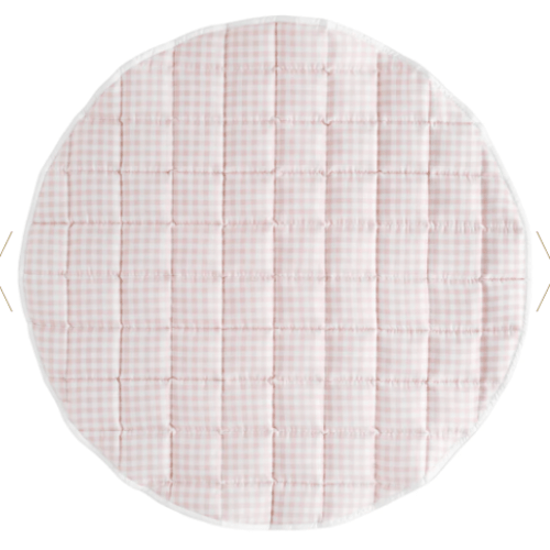 Picnic Gingham Play Mat in Pink | Over The Moon